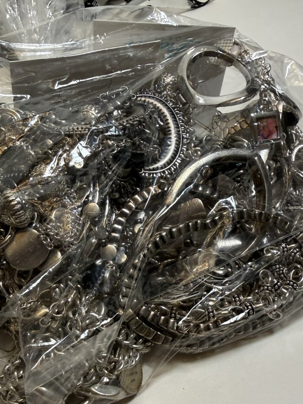 NEW UNUSED Mystery Jewelry Bag Silver Theme - Picture 4 of 9